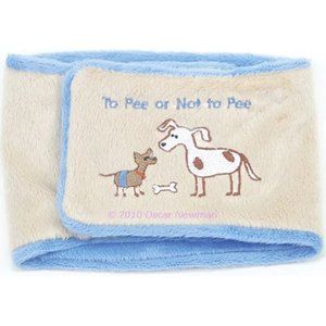 To Pee or Not To Pee Dog Belly Band by Oscar Newman - SIZE XXS